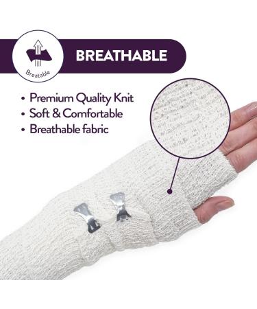 Cotton Crepe Bandages 7.5cm x 4.5m - Box of 6 | Medical Grade, One Size Fits All - Buy Online on GoSupps.com