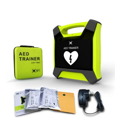 AED Trainer  XFT Professional AED Training Kit CPR Training Equipment Training Device Automatic External Defibrillator Simulator  for First Aid Trainee Beginner(XFT-120G)