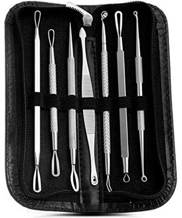 7 in 1 Blackhead Pimple Remover Tools Kits Comedone Extractor Removal Tool Nose Black Head Remover Tool Blackhead Cleaner Tweezers Kit Acne Treatment Stainless Steel Comedone Acne Pore Extractor - Buy Online on GoSupps.com