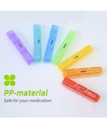 Weekly Pill Organizer 3 Times a Day - Moisture-Proof 7 Day AM PM Pill Boxes | Ideal Medicine & Vitamin Storage - Buy Online on GoSupps.com