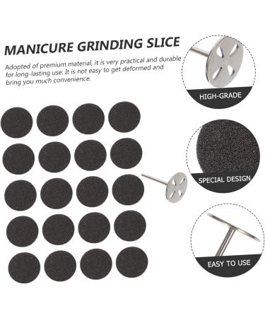 POPETPOP 1 Set Nail Polishing Sheets Nail Art Tool Manicure Grinding Slice Electric Tool Drill bits for Nails Foot File Sandpaper Disc Electric Nail Slices Manicure Accessory Mini - Buy Online on GoSupps.com