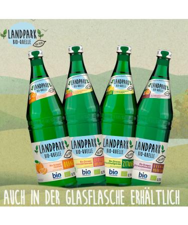 Buy Double Pack Landpark Bio-refresher Drink Lemon - 24x0.5L Tetra Pak | Natural Sugar-Free Mineral Water | Tasty Organic Lemon Water | International Shipping Available - Buy Online on GoSupps.com