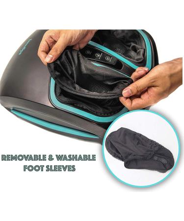 Invospa Electric Foot Massage Device with Heat - Shiatsu Kneading Relief for Tired Muscles & Soles - Buy Online on GoSupps.com