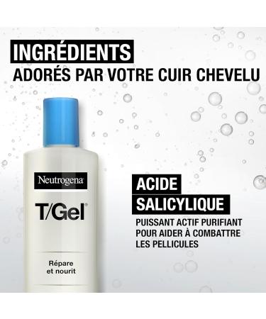 Neutrogena | T/Gel Anti-Dandruff Shampoo Dry Dandruff (250 ml bottle) Shampoo for dry and damaged hair Repairing and nourishing hair care for daily use - Buy Online on GoSupps.com