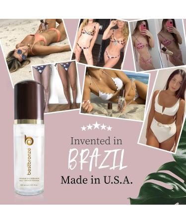 Best Bronze Self Tanner Mousse - Vegan Tanning Foam for All Skin Tones | 1.7 Fl Oz with Mitt - Easy Body Bronzer for Sensitive Oily Dry Skin - Buy Online on GoSupps.com