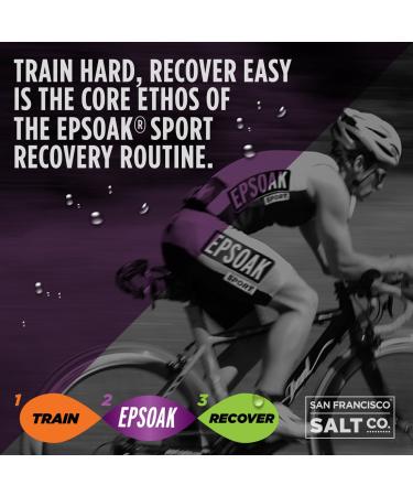 Epsoak Sport Lavender Epsom Salt - 5 lbs. Therapeutic Soak for Athletes with Essential Oil - Bulk Bag - Buy Online on GoSupps.com