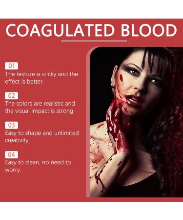 Halloween Artificial Blood - Washable Artificial Blood Makeup for Halloween Parties | 50ml Body Paint for Costumes Beauty Fancy Dress Face and Body Makeup Halloween Parties - Buy Online on GoSupps.com