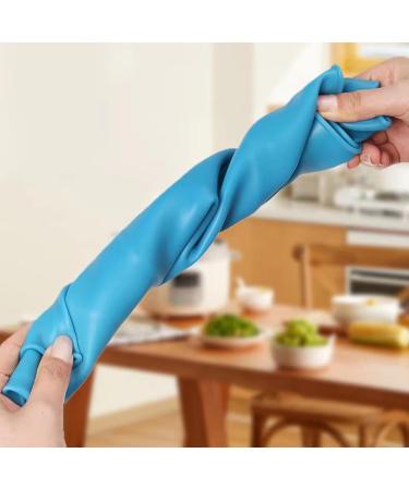 Yygmss Blue Waterproof Adult Bibs - Silicone Adjustable Washable & Easy to Clean for Seniors - Buy Online on GoSupps.com