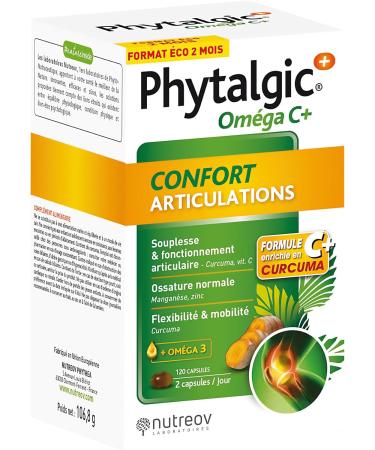 Nutreov Phytalgic Omega C+ confort articulations 120 capsules - Buy Online on GoSupps.com