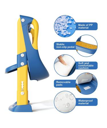 Potty Training Seat with Step Stool Ladder | Kids Toilet Trainer for Boys and Girls - Blue - Buy Online on GoSupps.com