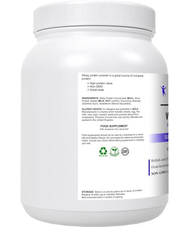 Buy Pure Whey Protein - Vanilla Flavor | Best International Shipping | High-Quality Protein Supplement - Buy Online on GoSupps.com