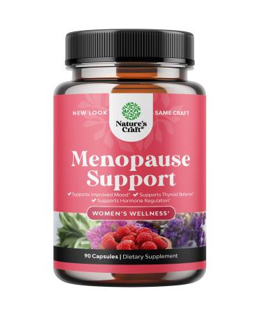 Complete Herbal Menopause Supplement for Women - Multibenefit Menopause Relief Hormone Balance for Women for Night Sweats Mood and More with Dong Quai Vitex Chaste Berry and Black Cohosh - Mini Caps 90 Mini Capsules (Pack of 1)