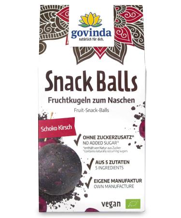 govinda GOVINDA Snack Balls - Cherry Chocolate 100g