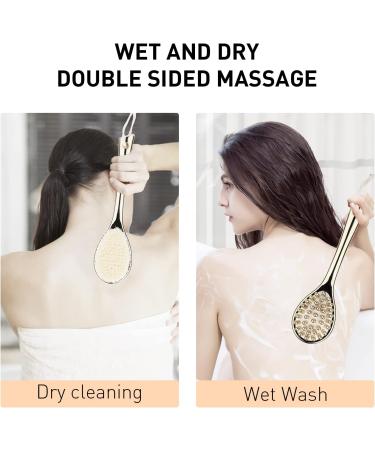 CANDYBRUSH Back Scrubber for Shower Cleaning with Long Handle - Gentle Massage Nodes for Smooth Skin - Buy Online on GoSupps.com