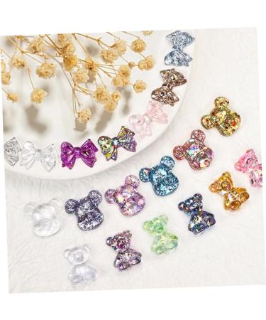 Beavorty 3 Nail Nail Polish Tools Manicure Tools Nail Color Display Card Nail Color Displaying Tool Clear Nail Color Displaying Tool Play Board Sample Bear Bow Tie - Buy Online on GoSupps.com