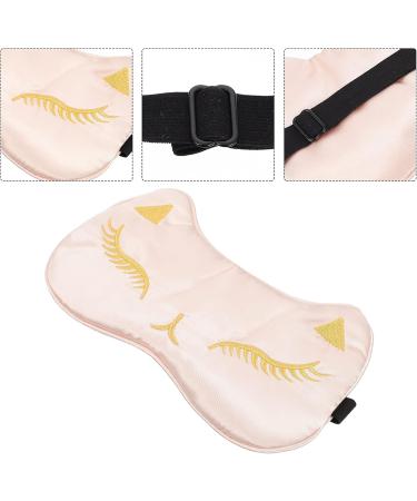 Premium Silk Eye Mask for Sleeping | Healifty Kids & Adults - Comfortable Satin Blindfold for Travel & Nighttime Rest - Pink - Buy Online on GoSupps.com