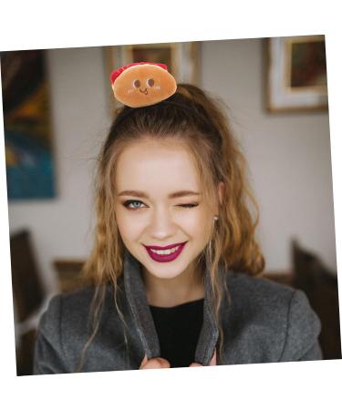 ifundom headbands hot dogs hot dog headband fun headband hot dog headpiece headband halloween hot dog women halloween headband for women hot dog cosplay headband Cartoon Accessories fabric - Buy Online on GoSupps.com