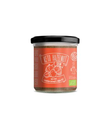 Diet -Food - nut nougat cream - nut nougat cream without palm oil - without sugar - low carb chocolate cream - with MCT oil 300g hazelnut and coconut 300g