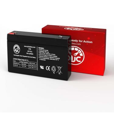 AJC 6V 7Ah Emergency Light Battery Compatible with McPhilben Daybright DBL6V8A1 | International Shipping Available - Buy Online on GoSupps.com
