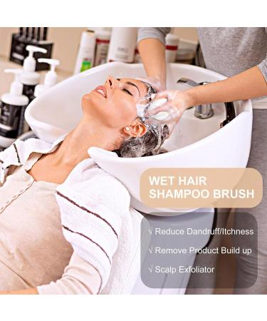Aimike Organic Scalp Massage Brush - Stimulate Hair Growth & Reduce Dandruff | Head Massage Brush for Wet & Dry Hair - Baby Blue - Buy Online on GoSupps.com