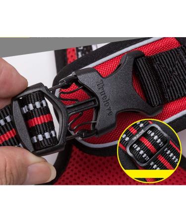 Winhyepet TrueLove No-Pull Dog Harness - Adjustable Reflective Pet Harness for Small Medium & Large Dogs - TLH5651 L Pink with 2 Linen Clips & Control Handle - Buy Online on GoSupps.com