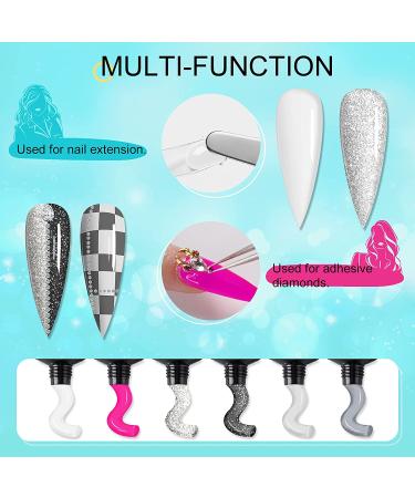 Vrenmol Poly Gel Set - 6 Pink Colors | Nail Extension Kit for Manicure | Professional DIY Nails at Home - Buy Online on GoSupps.com