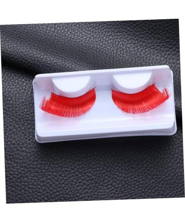 FRCOLOR Artificial eyelashes coloured eyelashes lecerent eyelashes thick eyelashes marior lashes artificial long false eyelashes party eyelashes - Buy Online on GoSupps.com