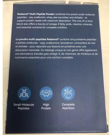 Multi-Peptide Powder, 5 Small-Molecule Protein Peptides: Soy, Ovalbumin, Whey, Sea Cucumber and Shiitake Peptides,100% Absorption, 62% Protein, Omega 3 &6, Vitamins & Minerals 0.71 Ounce (Pack of 12) - Buy Online on GoSupps.com