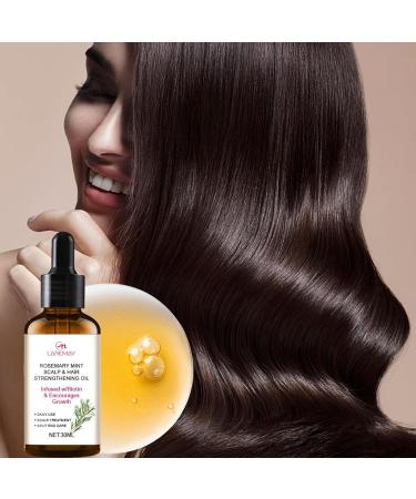 Organic Rosemary Oil for Hair Growth - 30ml Hair Care & Anti-Hair Loss Essential Oil - Buy Online on GoSupps.com