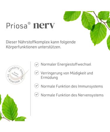 Sanopoly Priosa Nerve I 70 Capsules | Vitamin B6 & B12 for Nervous System Support | Premium Dietary Supplement - Buy Online on GoSupps.com