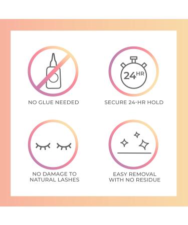 KISS imPRESS False Eyelashes - Airy Wispy Lash Clusters 12mm-14mm 12 Pre-Bonded Falsies Contact Lens Friendly Easy Application & Reusable Strip Lashes - Buy Online on GoSupps.com