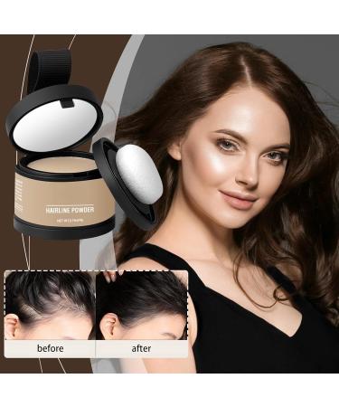  G n rique Hair Root Powder Hair Powder to Fill Thinning Hair Camoufle Hair Natural Result with Mirror and Puff (Light Yellow) - Buy Online on GoSupps.com