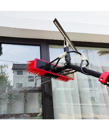 photovoltaic cleaner window cleaning pole 10.8M/35FT Window Cleaning Pole Outdoor Water Fed Telescopic 2 In 1 Brush Squeegee Attachment Professional Extendable Cleaner Conservatory Roof Gutt 3.6m/11.8ft - Buy Online on GoSupps.com