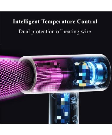 WTTTTW Portable Cordless Hair Dryer Negative Ion Hair Dryer with Digital Screen USB Charging Handle Travel Blow Dryer for Women Outdoor Camping White - Buy Online on GoSupps.com