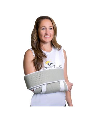 Arm Sling and Swathe Shoulder Immobilizer- Can Be Used During Sleep- Sling for Arm Broken Bones Rotator Cuff Dislocation Post Surgery PDAC L3660