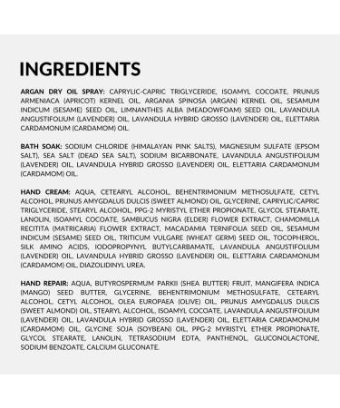 Buy Discovery Kit: Argan Oil Bath Soak Hand Cream & Repair - Luxury Skincare Set with Pink Pepper - International Shipping Available - Buy Online on GoSupps.com