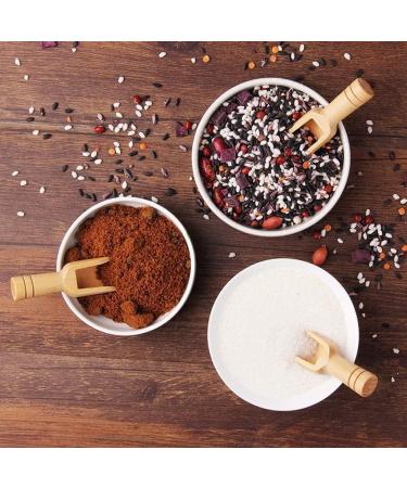 Pzhoais 40 Pcs Mini Wooden Spoon Mini Bath Salt Spoon Wooden Candy Spoon Washing Spoon Spoon Set Baby Spoon - Buy Online on GoSupps.com