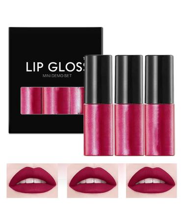 Christmas Lip Gloss Set - Velvet Long Lasting High Pigment Nude Waterproof Makeup for Women and Girls | Organic and Toddler Safe - Buy Online on GoSupps.com
