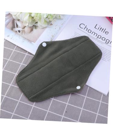 HAPINARY Washable Bamboo Charcoal Menstrual Pads - Reusable & Portable Maternity Napkin | Cotton Mama Pads - M14 (1 Count) - Buy Online on GoSupps.com