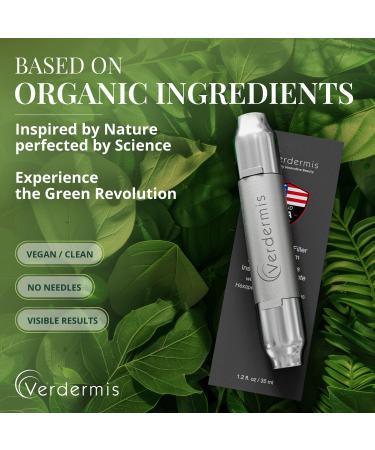 Verdermis Instant Wrinkle Filler for Face Lifting Cream for Eye and Face Lift and Tightening Non-Invasive with Hyaluronic Acid 24k Gold Peptides and Vitamins for Youthful Appearance 1.2 fl oz - Buy Online on GoSupps.com