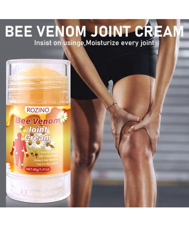 xiaoks Bee Venom Joint ment Cream - Natural Joint & Muscle Support with Honey & Botanical Oils - Lightweight Non-Sticky Moisturizer (1) - Buy Online on GoSupps.com