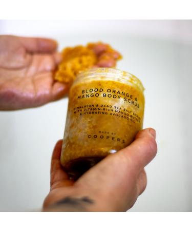 Made by Coopers Blood Orange & Mango Body Scrub 250G - Exfoliating Natural Skincare for Radiant Skin | Shop Internationally - Buy Online on GoSupps.com