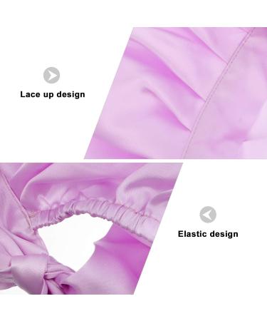 HEALLILY Women s Adjustable Satin Sleep Cap Lavender Hair Care Bonnet for Girls & Women - Buy Online on GoSupps.com
