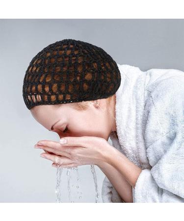 3 Pack Mesh Crochet Hair Net Snood Hat for Women - Multicolour | Nightcap & Shower Cap - Buy Online on GoSupps.com