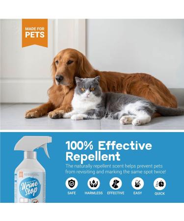 Buddy's Best Urine Stop Spray for Dogs & Cats | Prevents Urine Marking | Eliminates Odors | Safe for Indoor & Outdoor Use - Buy Online on GoSupps.com
