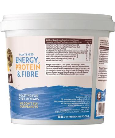 Meridian Natural Peanut Butter 1kg Smooth - Buy Online on GoSupps.com