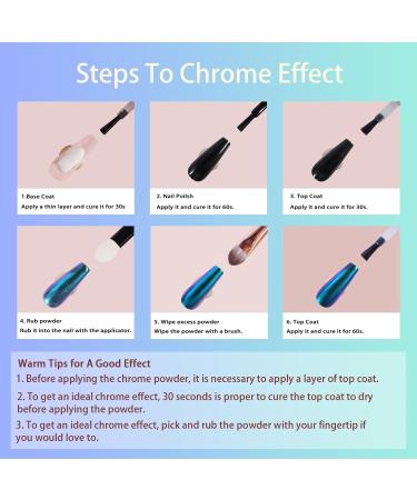 Allstarry White Chrome Nail Powder - 4 PCs Color Shift Chameleon Mica for Nail Art & Resin Craft - Iridescent Pearl Glitter Dust - Buy Online on GoSupps.com