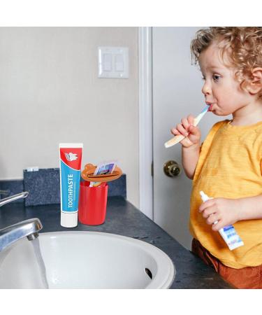 Virtcooy Pet Toothpaste Squeezer | Cartoon Animal Toothpaste Dispenser - Bear Shaped Panda Frog Cute Toothpaste Extruder Bathroom Accessories Ours - Buy Online on GoSupps.com