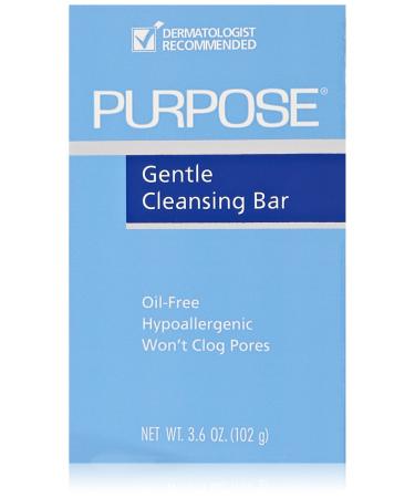 Purpose Gentle Cleansing Bar 3.6 Oz (6 Pack) Almond 3.6 Ounce (Pack of 6)