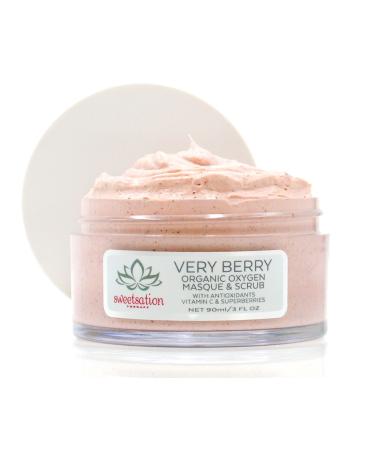 Very Berry Oxygen Exfoliating Mask & Scrub | Sweetsation Therapy | Hydrating Rejuvenating & Purifying with Vitamin C & Superberries - International Shipping - Buy Online on GoSupps.com